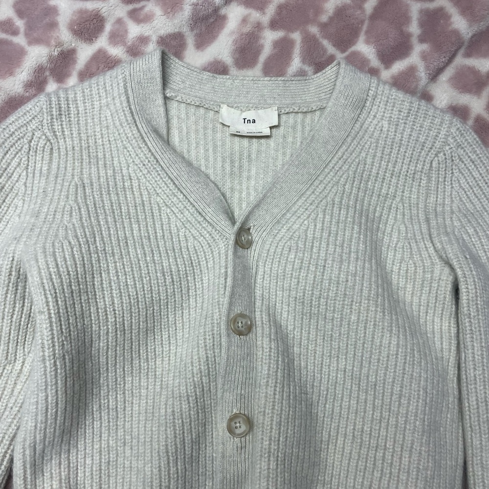 TNA ribbed knit cardigan - Picture 2 of 3